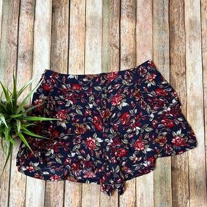 Free People Floral Shorts